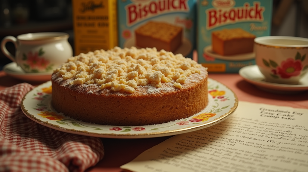 Grandma's Easy Crumb Cake with Bisquick