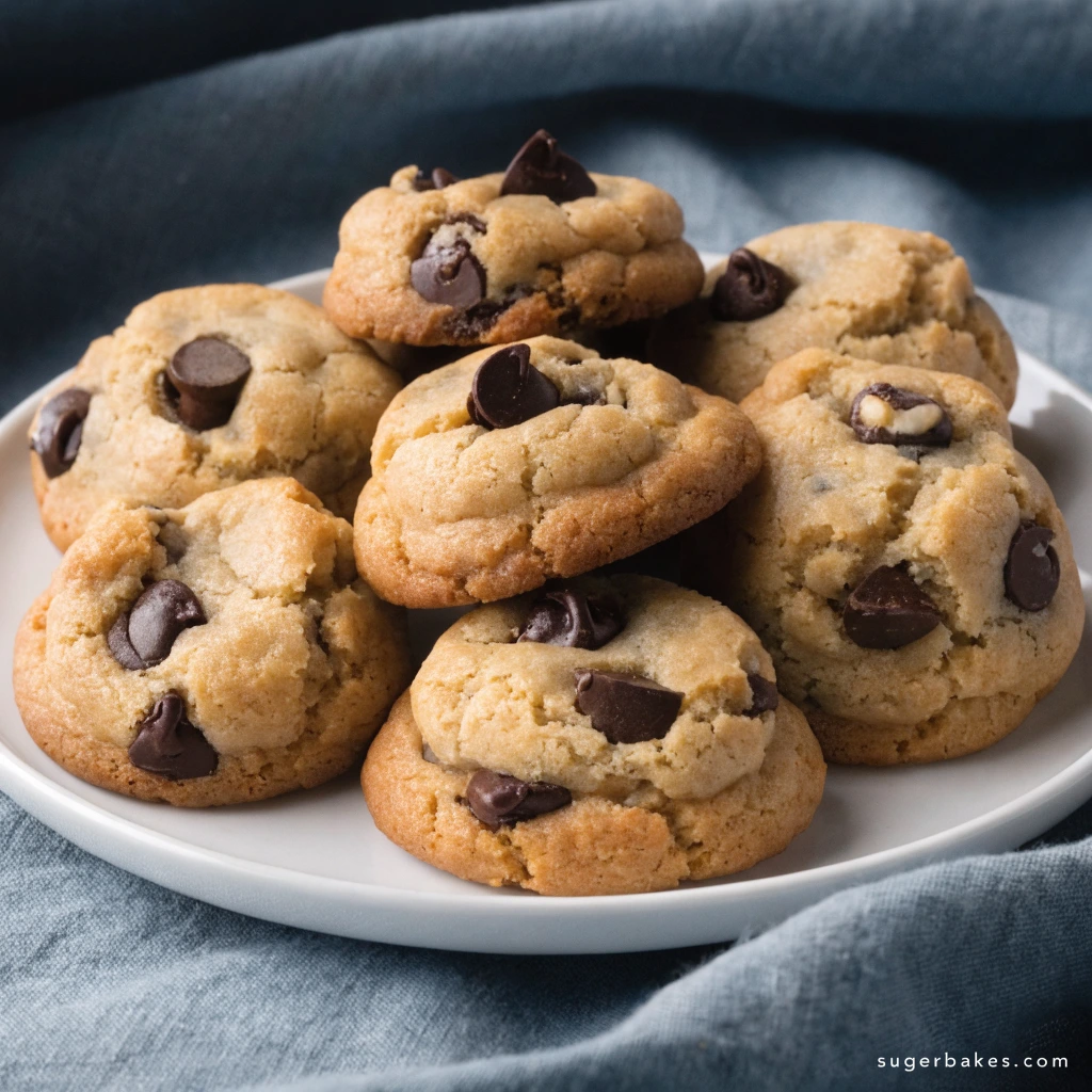 Easy peanut butter and chocolate chip cookies Recipe