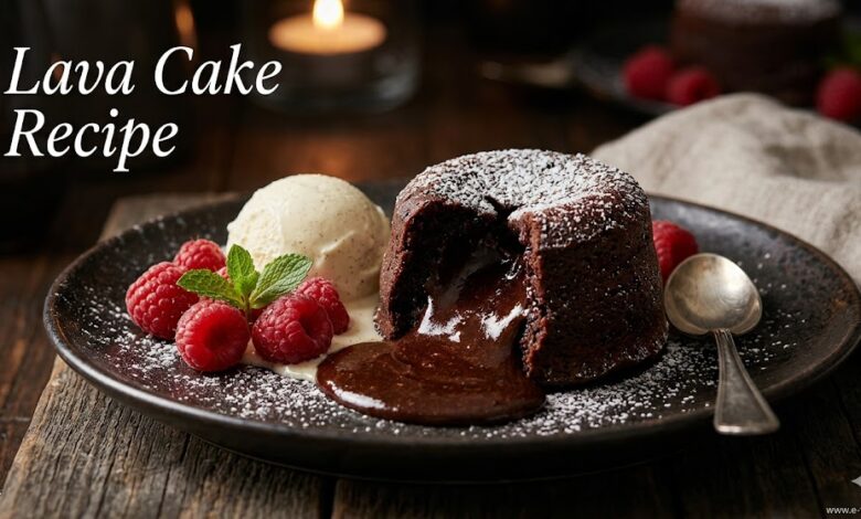 How to make a lava cake recipe
